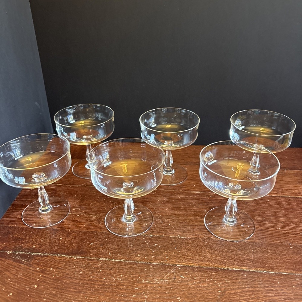 Noritake NC13 Champagne Sherbet Glasses Set Of 6